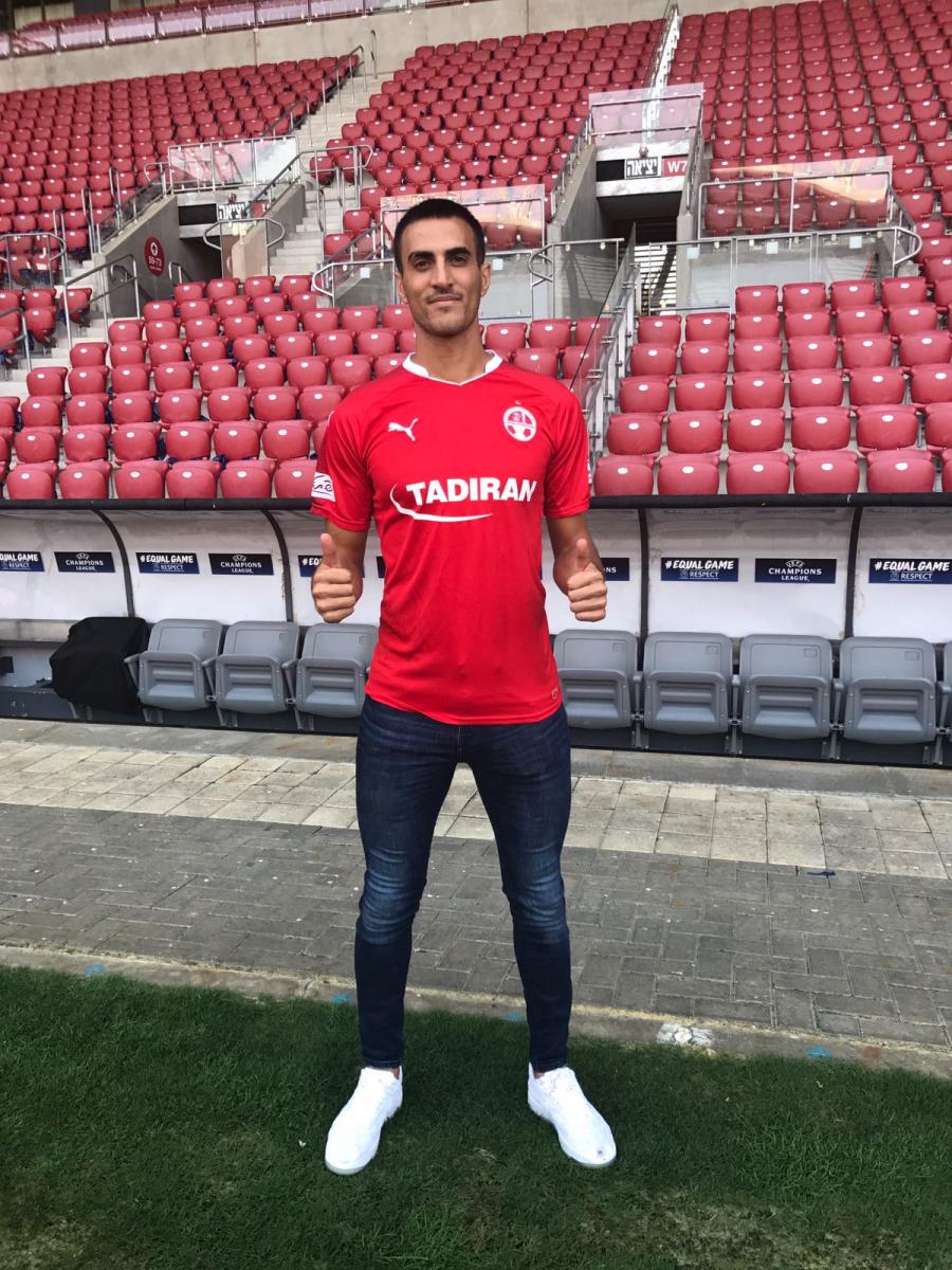 חאתם עבדאל חאמיד. המחליף של מיגל ויטור (צילום: באדיבות מועדון הפועל באר שבע)